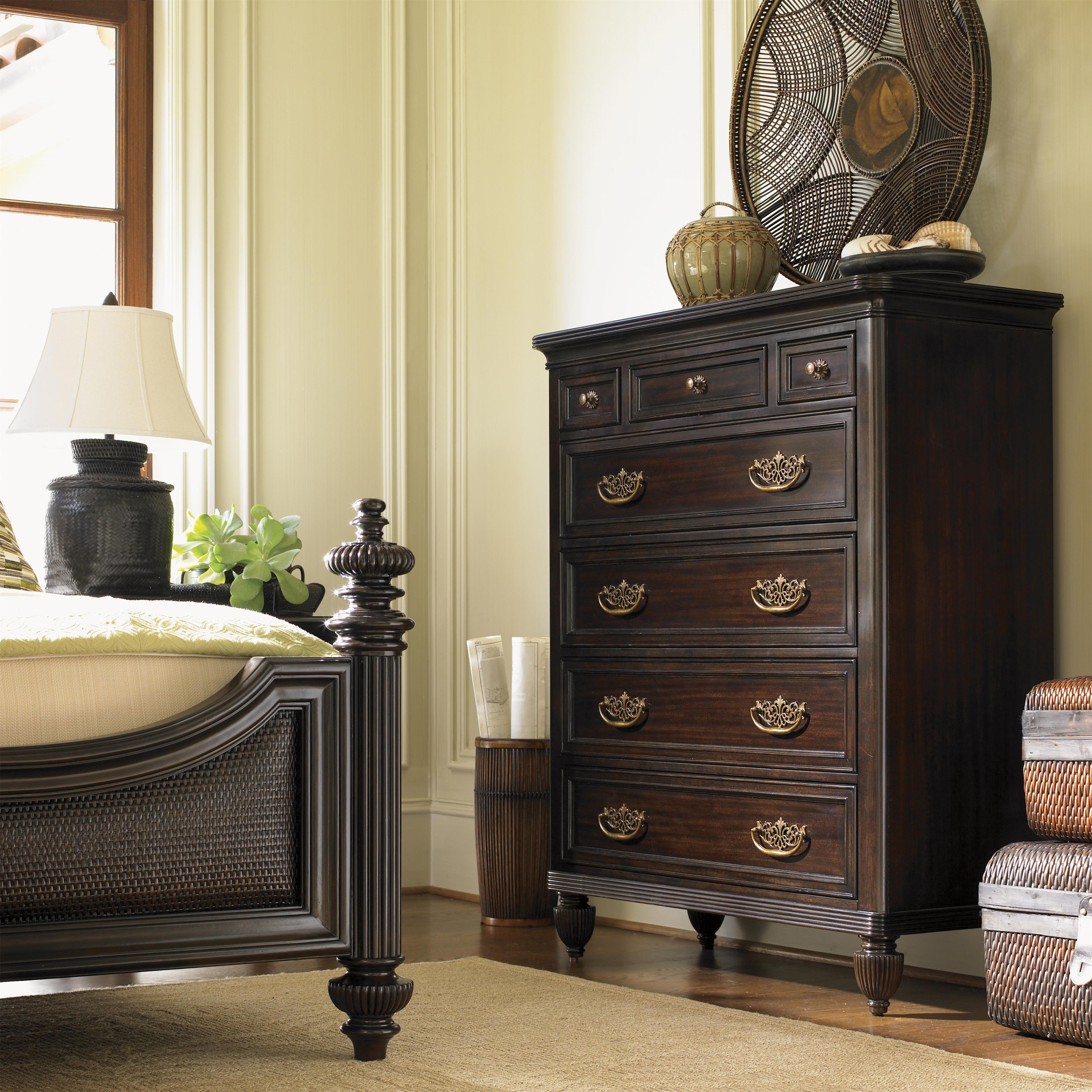 Tommy Bahama Home Royal Kahala 537307 SevenDrawer Mauna Chest with